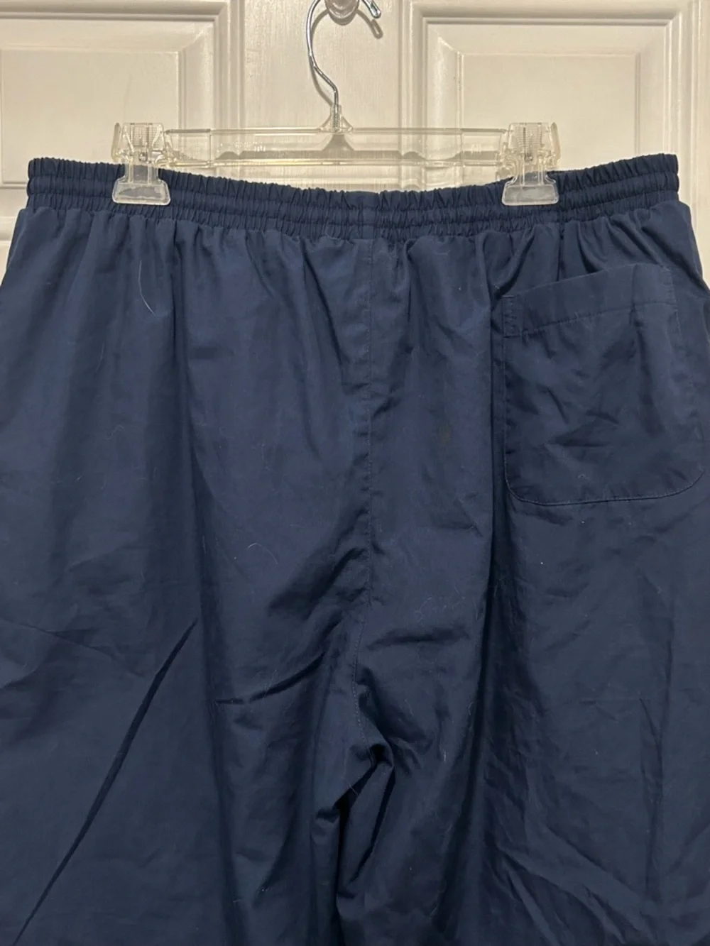 Vtg Christian Dior Monsieur Jogger Track Lounge Pants Zip Ankle Navy Blue Sz XL